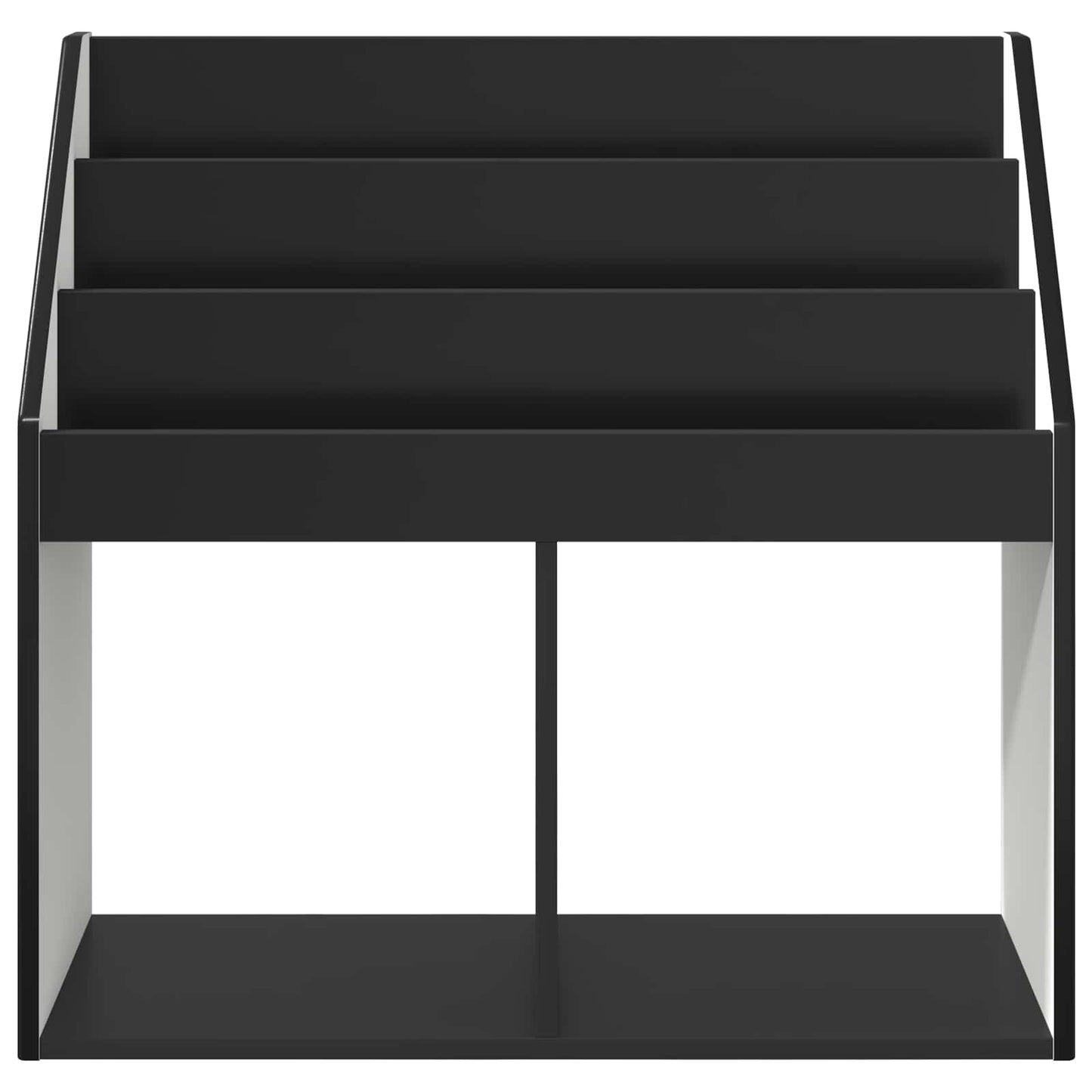 Kinderen Boekenkast Zwart 72,5 x 29,5 x 69 cm Bewerkt hout is nu te koop bij PeponiXL, paradijselijk wonen!