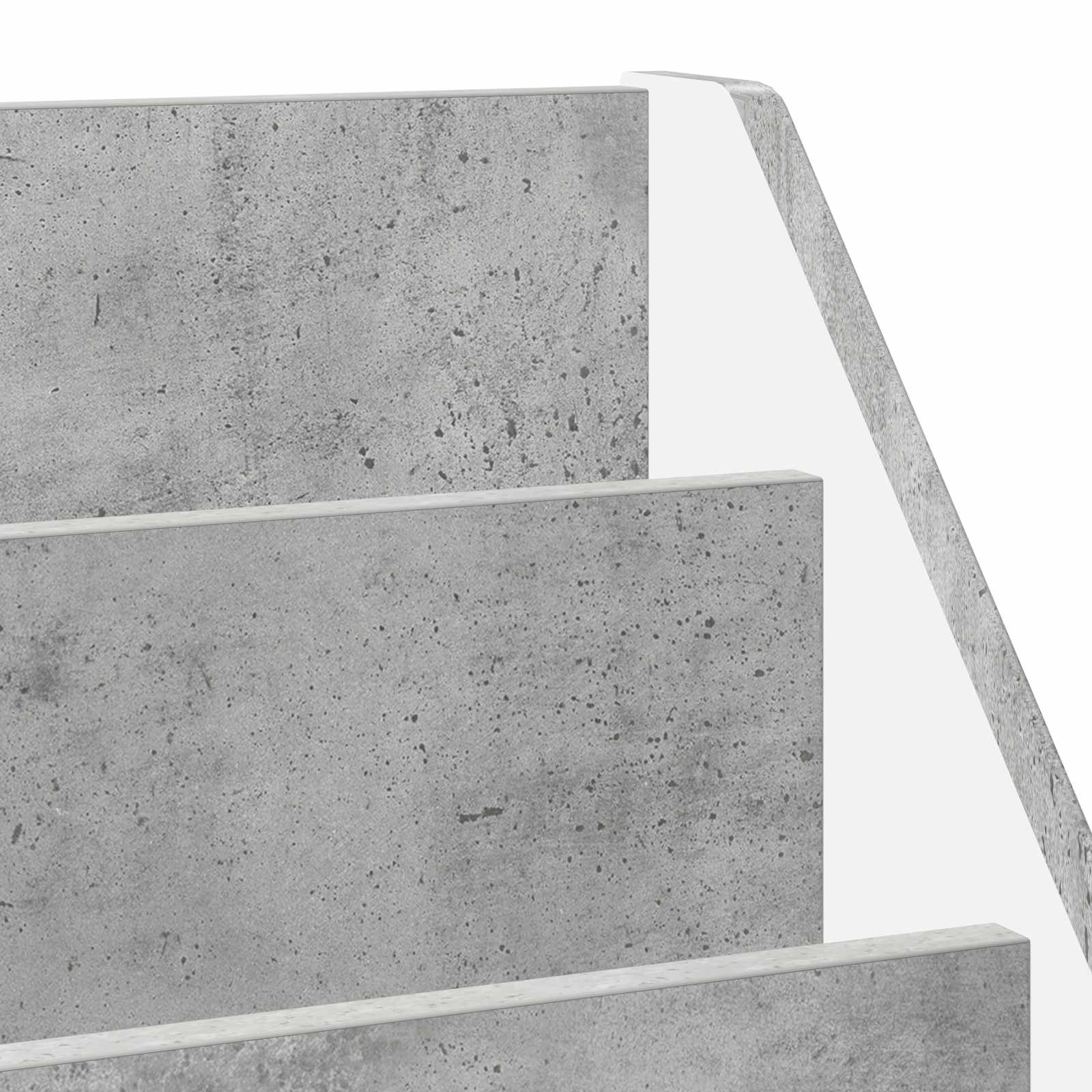 Kinderen Boekenkast met opslag Beton Grijs 72,5 x 29,5 x 69 cm is nu te koop bij PeponiXL, paradijselijk wonen!