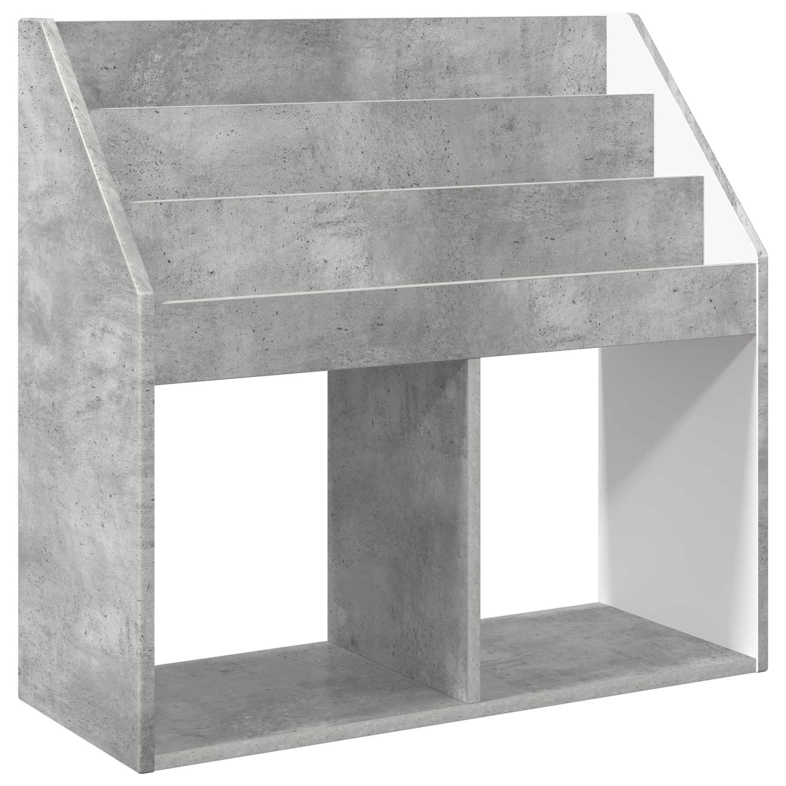 Kinderen Boekenkast met opslag Beton Grijs 72,5 x 29,5 x 69 cm is nu te koop bij PeponiXL, paradijselijk wonen!