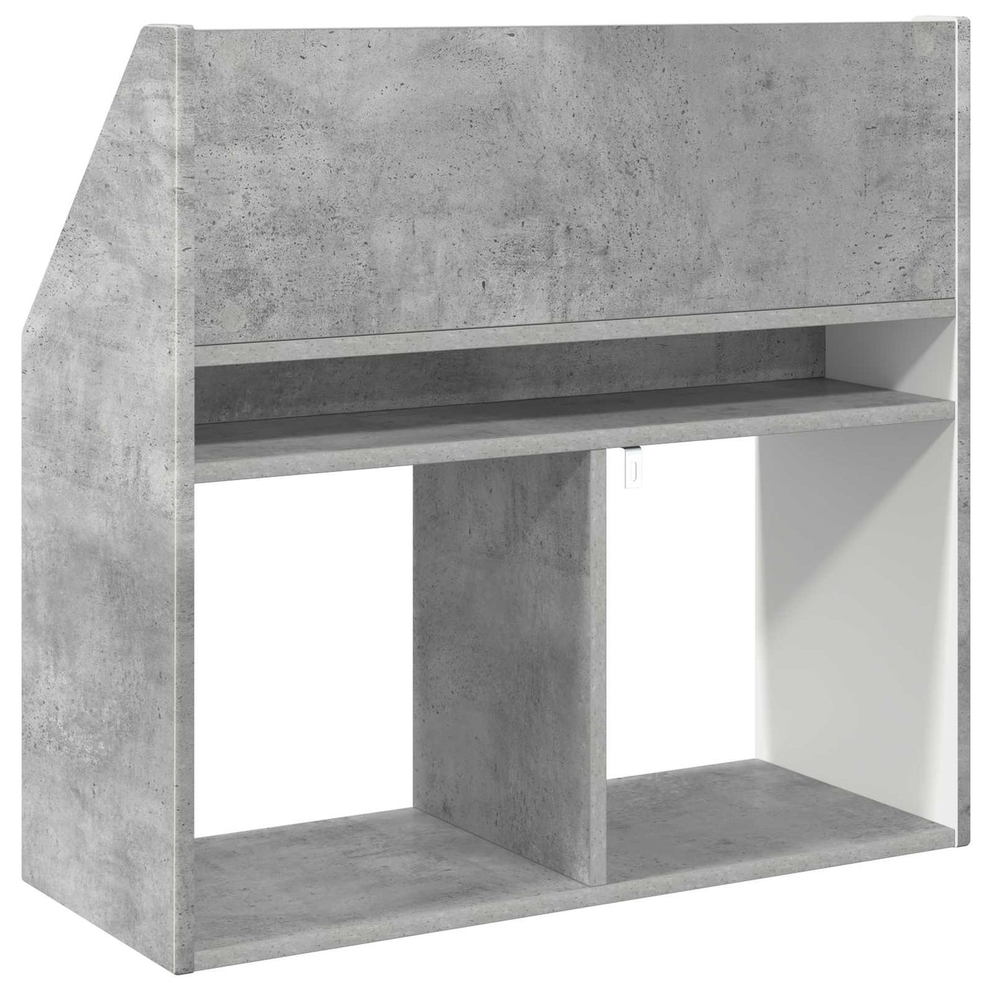 Kinderen Boekenkast met opslag Beton Grijs 72,5 x 29,5 x 69 cm is nu te koop bij PeponiXL, paradijselijk wonen!