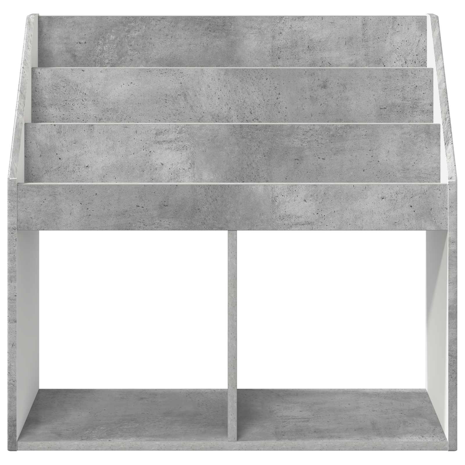 Kinderen Boekenkast met opslag Beton Grijs 72,5 x 29,5 x 69 cm is nu te koop bij PeponiXL, paradijselijk wonen!