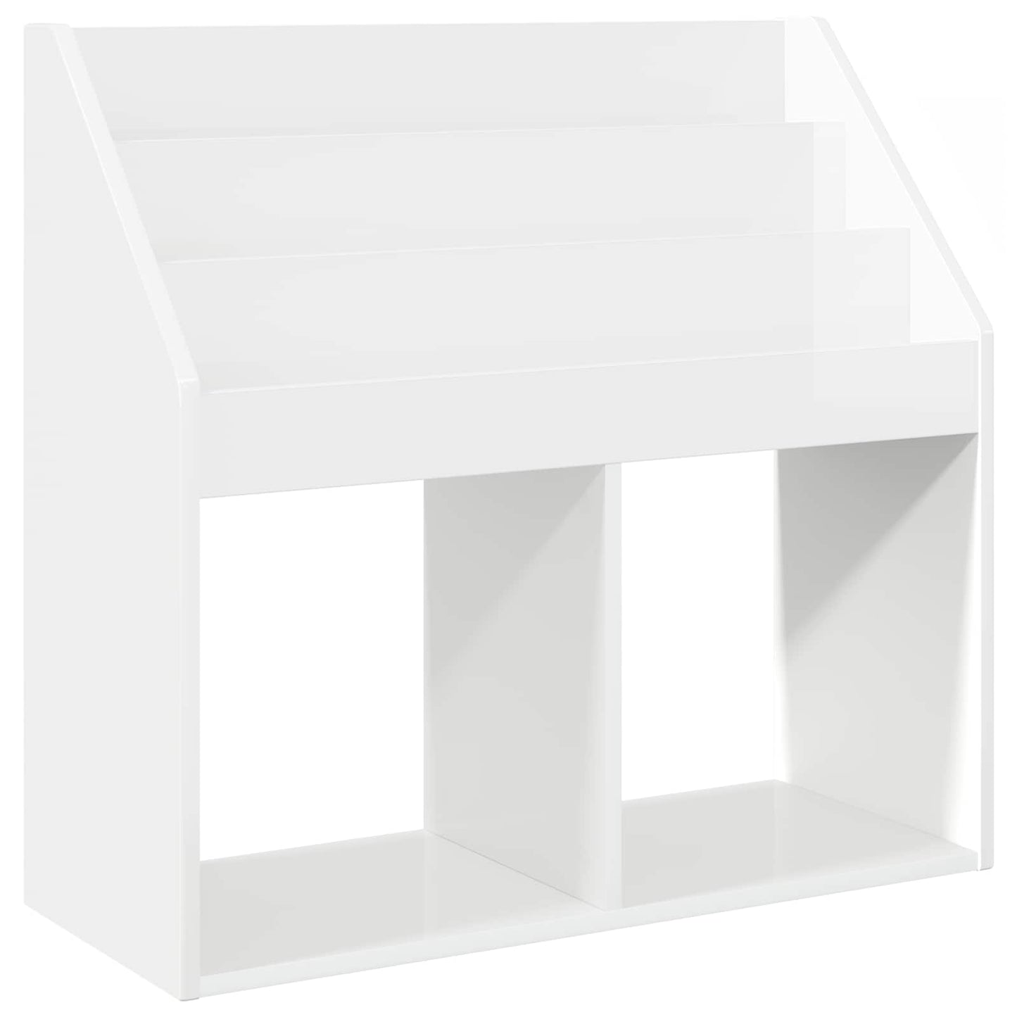 Kinderen Boekenkast Hoogglans wit 72,5 x 29,5 x 69 cm is nu te koop bij PeponiXL, paradijselijk wonen!