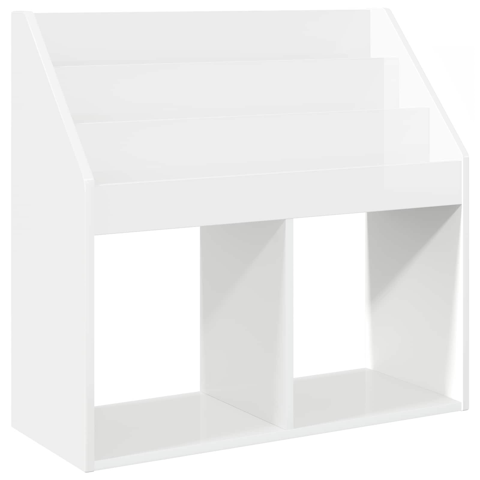 Kinderen Boekenkast Hoogglans wit 72,5 x 29,5 x 69 cm is nu te koop bij PeponiXL, paradijselijk wonen!