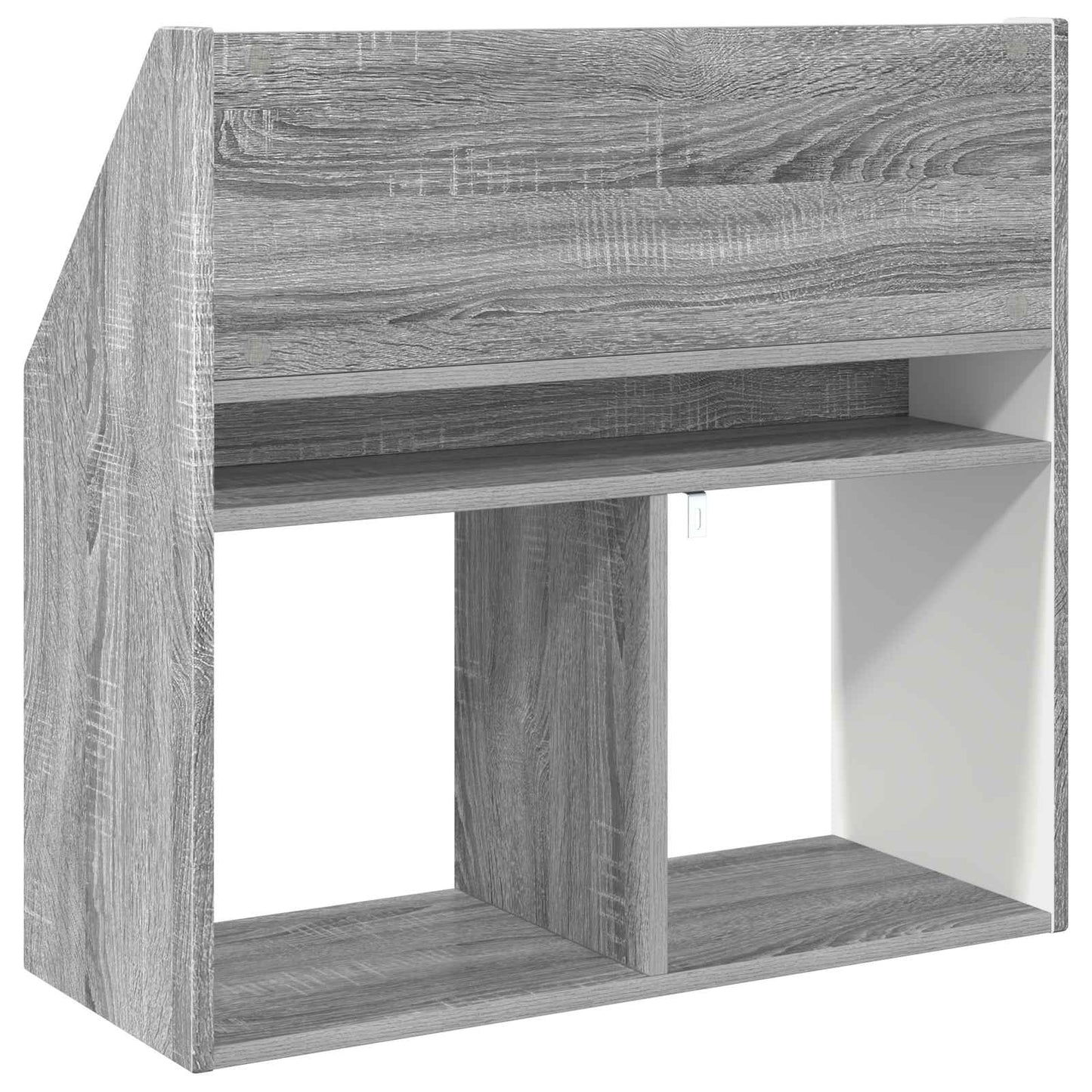 Kinderen Boekenkast met opslag Grijs Sonoma 72,5 x 29,5 x 69 cm is nu te koop bij PeponiXL, paradijselijk wonen!