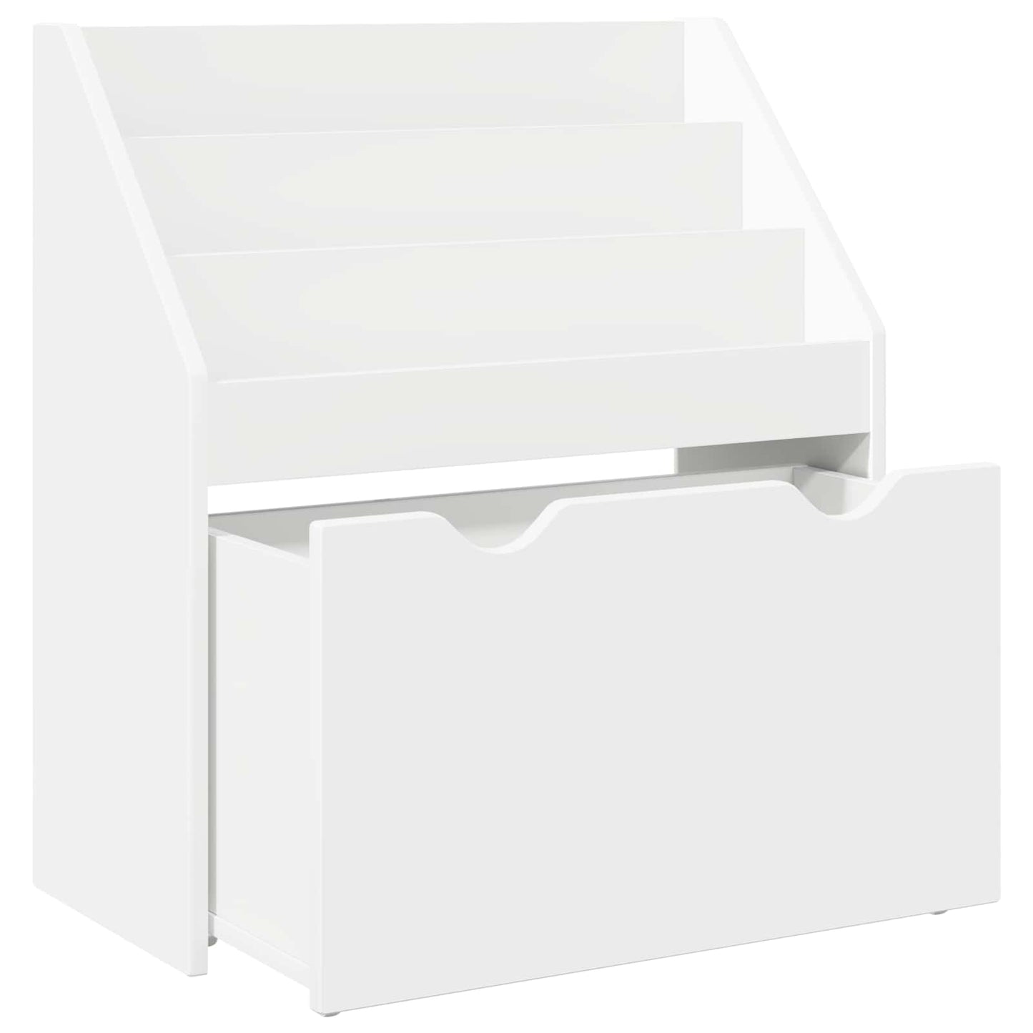 Kinderen Boekenkast met lade Wit 60 x 29,5 x 69 cm Bewerkt hout is nu te koop bij PeponiXL, paradijselijk wonen!