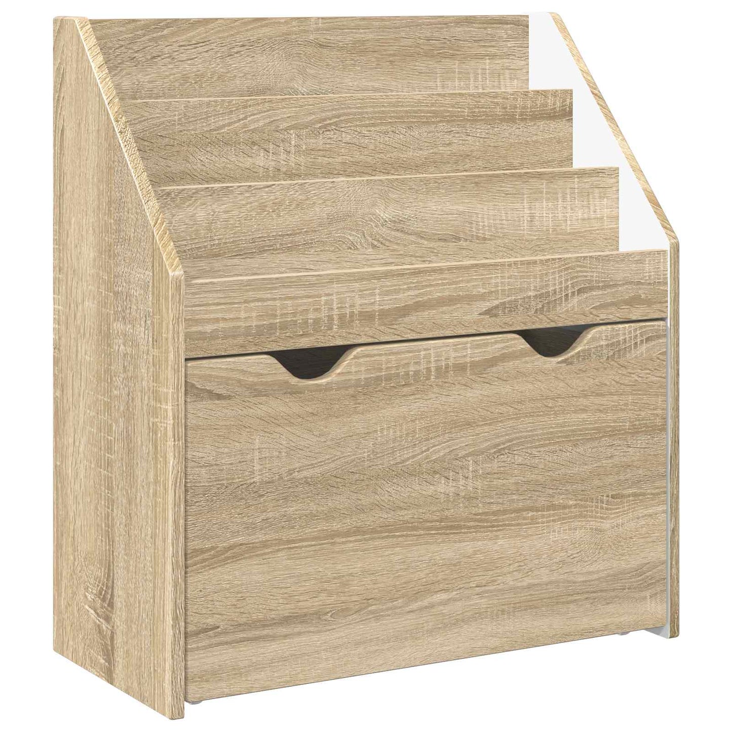 Kinderen Boekenkast Sonoma Eiken 60 x 29,5 x 69 cm Bewerkt hout is nu te koop bij PeponiXL, paradijselijk wonen!