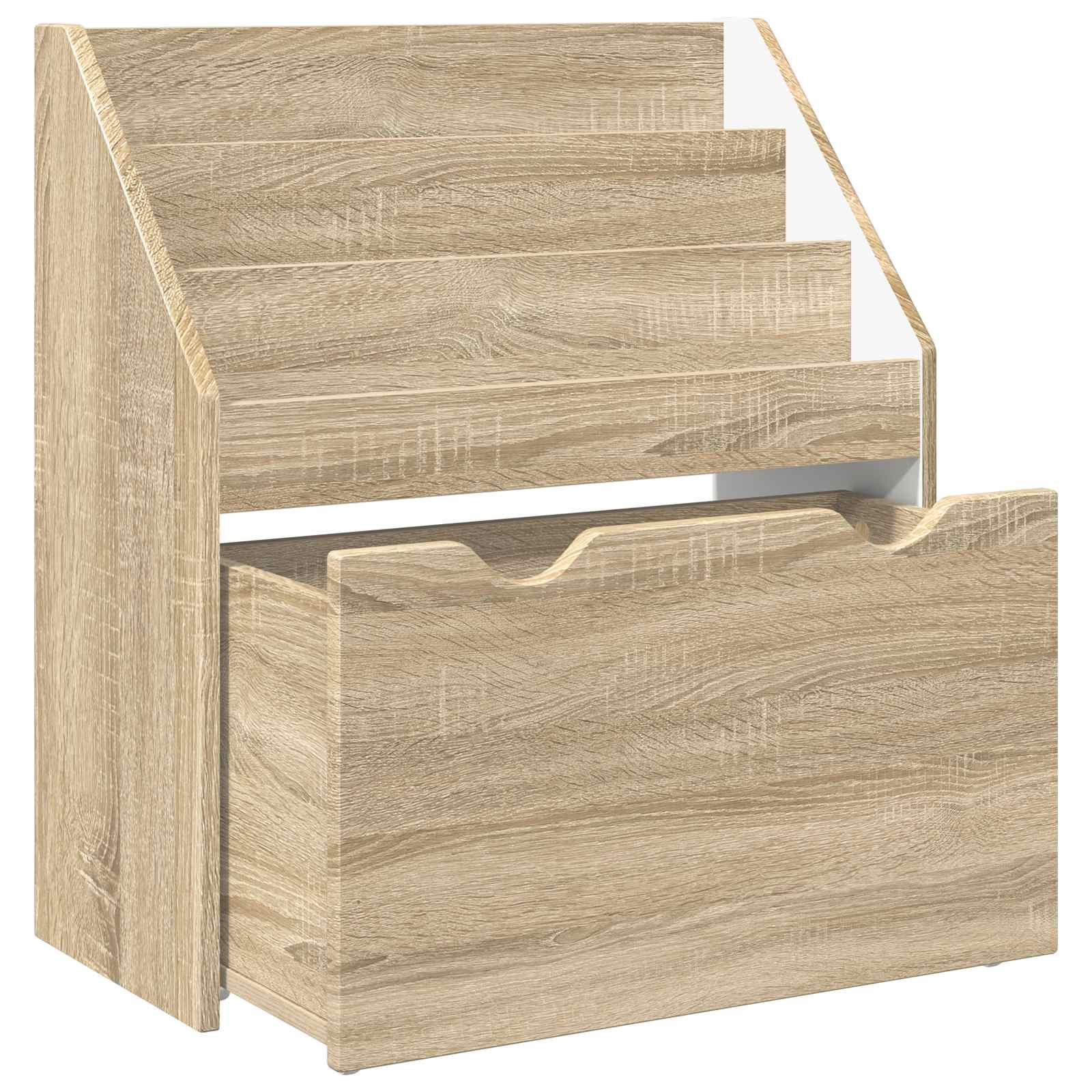 Kinderen Boekenkast Sonoma Eiken 60 x 29,5 x 69 cm Bewerkt hout is nu te koop bij PeponiXL, paradijselijk wonen!