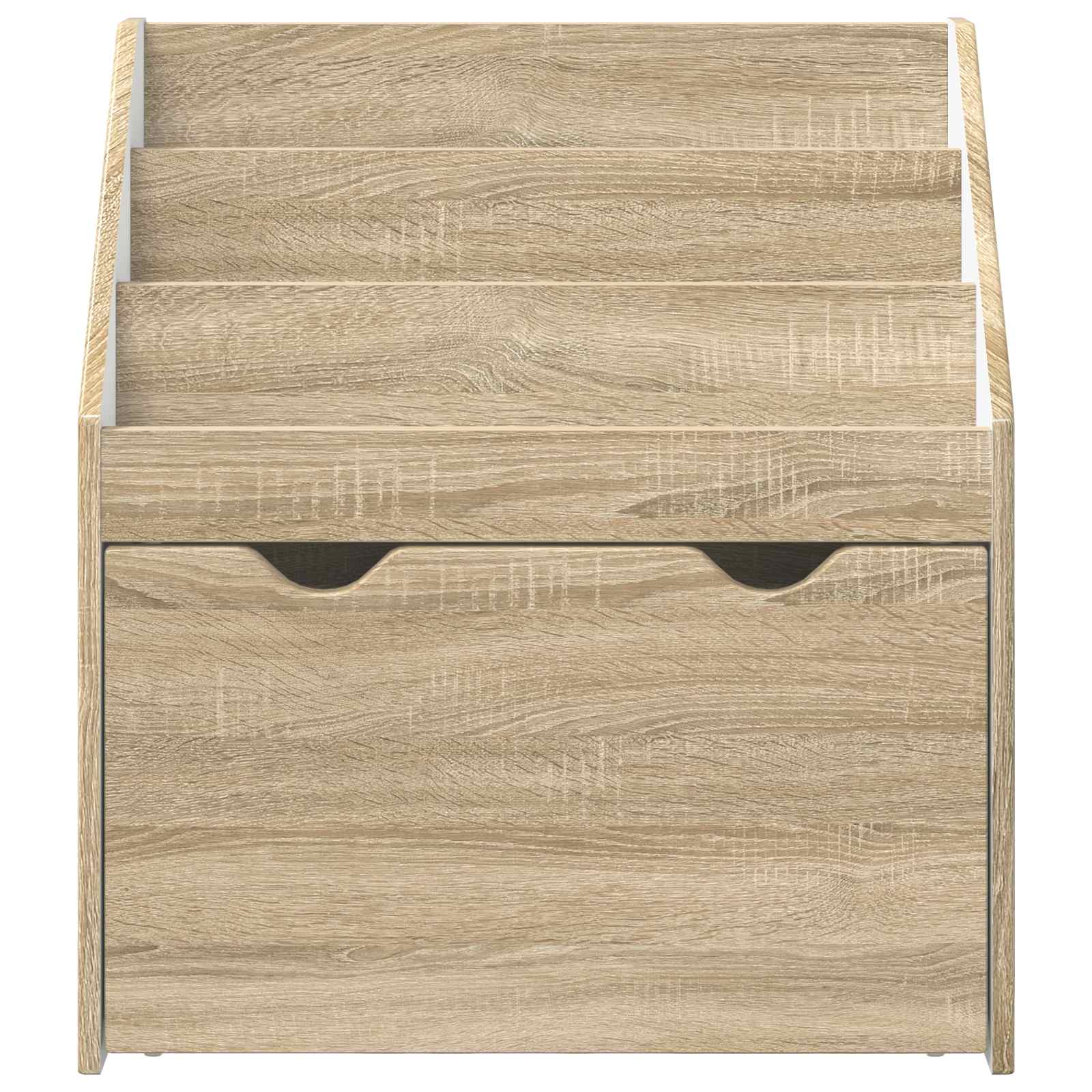 Kinderen Boekenkast Sonoma Eiken 60 x 29,5 x 69 cm Bewerkt hout is nu te koop bij PeponiXL, paradijselijk wonen!