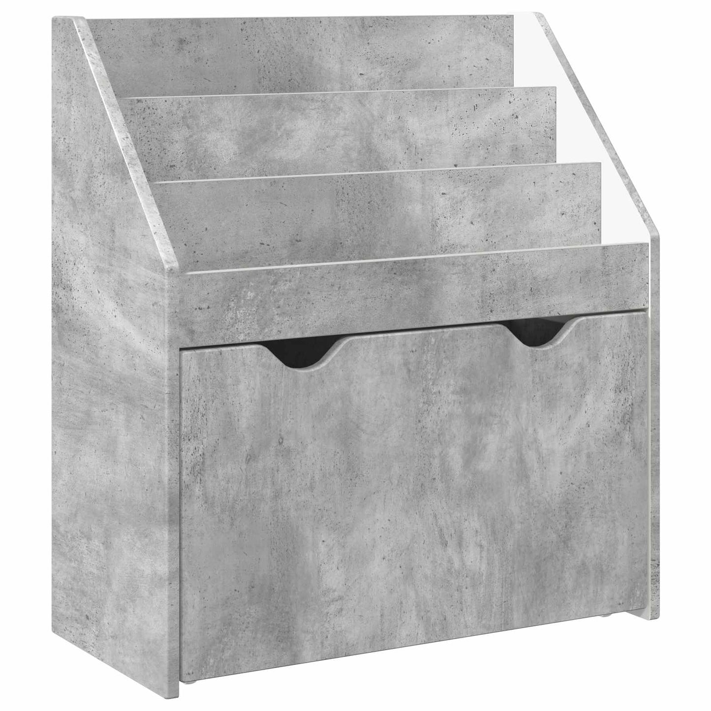 Kinderen Boekenkast Beton Grijs 60 x 29,5 x 69 cm Bewerkt hout is nu te koop bij PeponiXL, paradijselijk wonen!