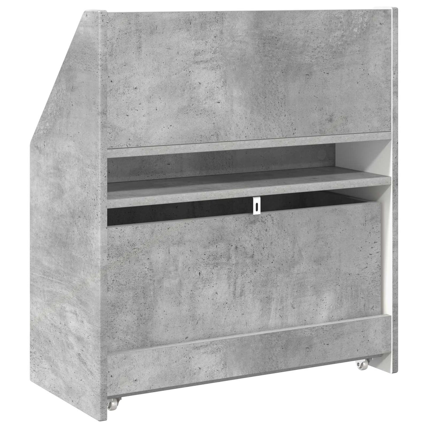 Kinderen Boekenkast Beton Grijs 60 x 29,5 x 69 cm Bewerkt hout is nu te koop bij PeponiXL, paradijselijk wonen!