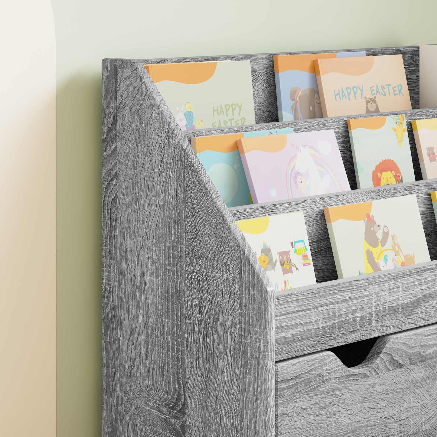 Kinderen Boekenkast Grijs Sonoma 60 x 29,5 x 69 cm Bewerkt hout is nu te koop bij PeponiXL, paradijselijk wonen!