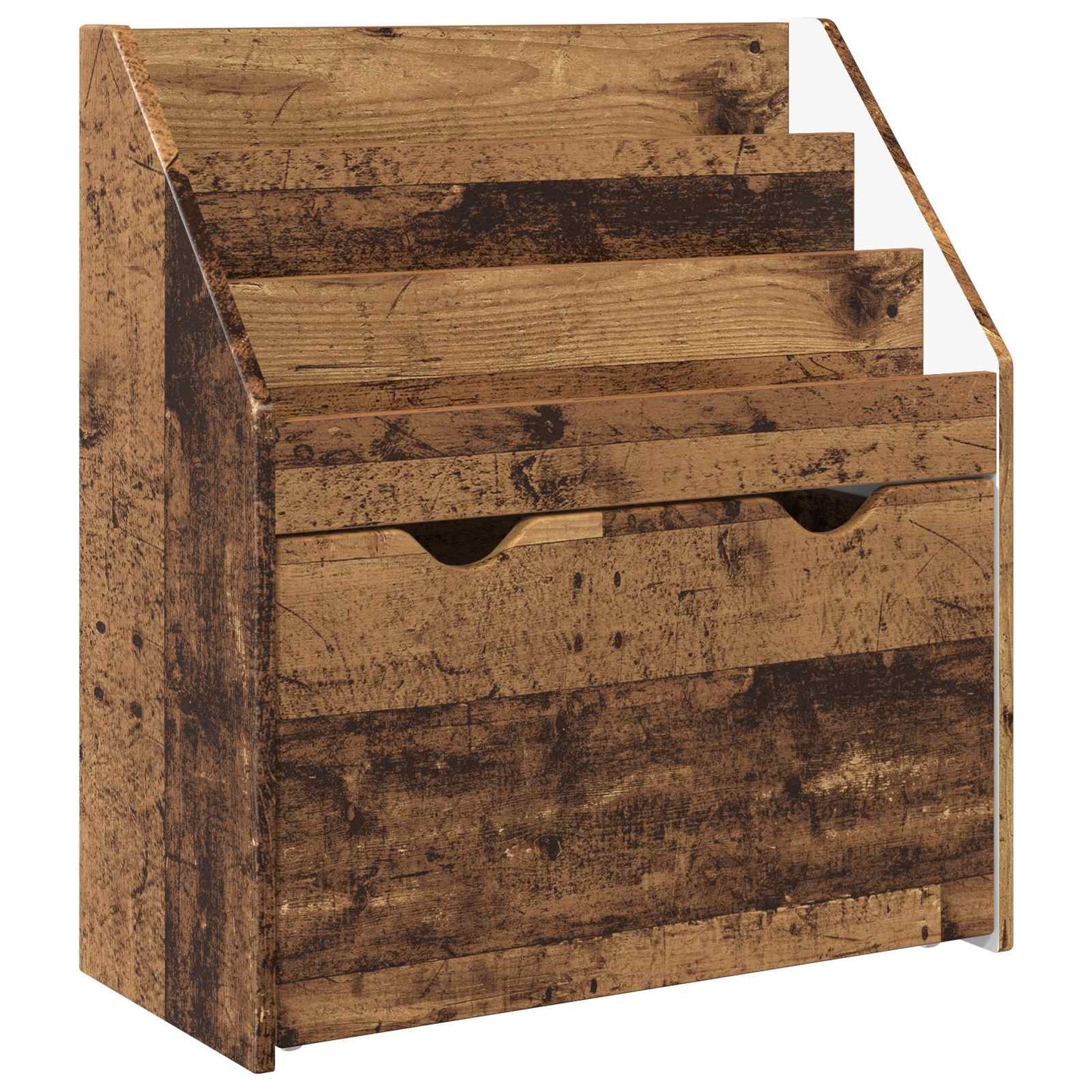 Kinderen Boekenkast Oudhout 60 x 29,5 x 69 cm Bewerkt hout is nu te koop bij PeponiXL, paradijselijk wonen!