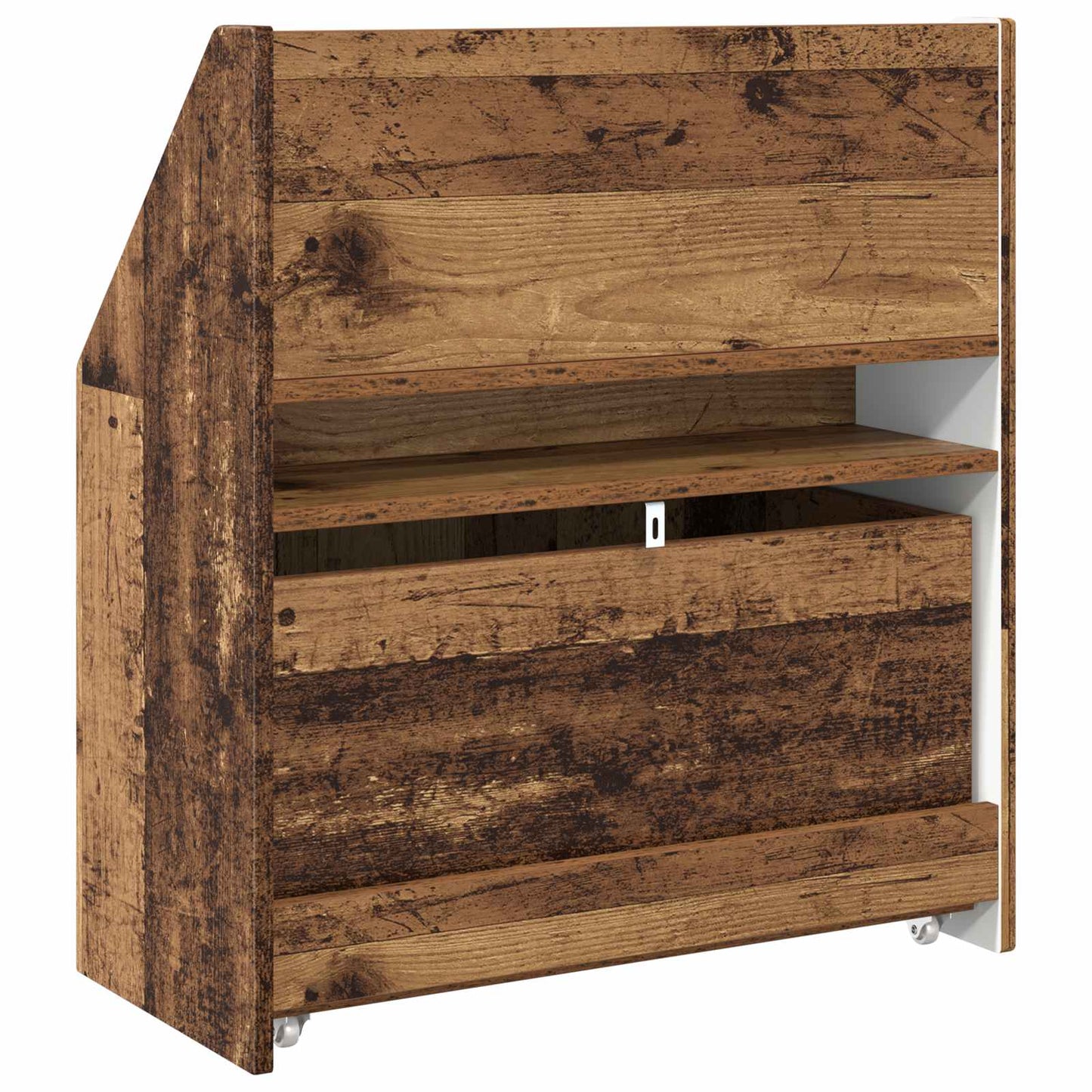 Kinderen Boekenkast Oudhout 60 x 29,5 x 69 cm Bewerkt hout is nu te koop bij PeponiXL, paradijselijk wonen!