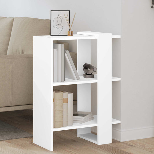 Boekenkast Wit 52 x 25 x 71,5 cm Bewerkt hout is nu te koop bij PeponiXL, paradijselijk wonen!