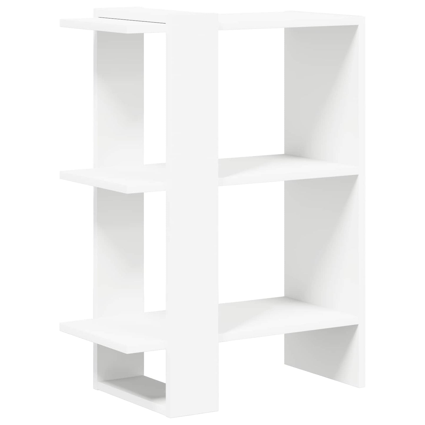 Boekenkast Wit 52 x 25 x 71,5 cm Bewerkt hout is nu te koop bij PeponiXL, paradijselijk wonen!