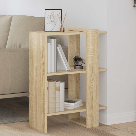 Boekenkast Sonoma Eiken 52 x 25 x 71,5 cm Bewerkt hout is nu te koop bij PeponiXL, paradijselijk wonen!