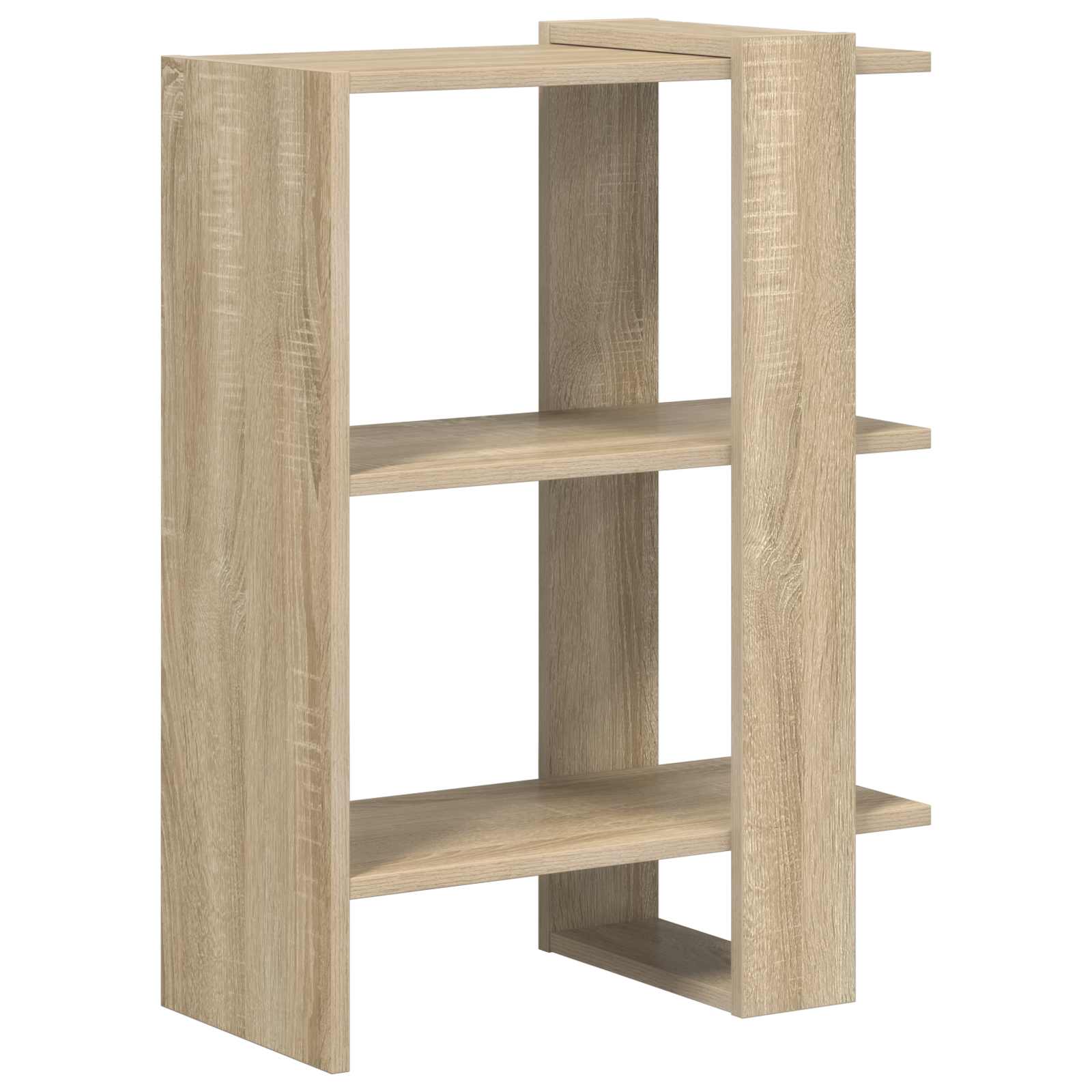 Boekenkast Sonoma Eiken 52 x 25 x 71,5 cm Bewerkt hout is nu te koop bij PeponiXL, paradijselijk wonen!