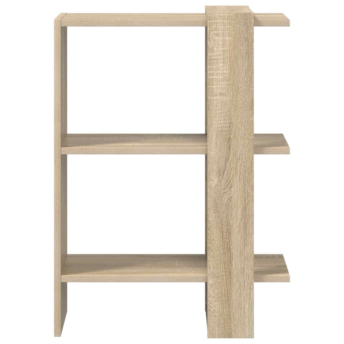 Boekenkast Sonoma Eiken 52 x 25 x 71,5 cm Bewerkt hout is nu te koop bij PeponiXL, paradijselijk wonen!