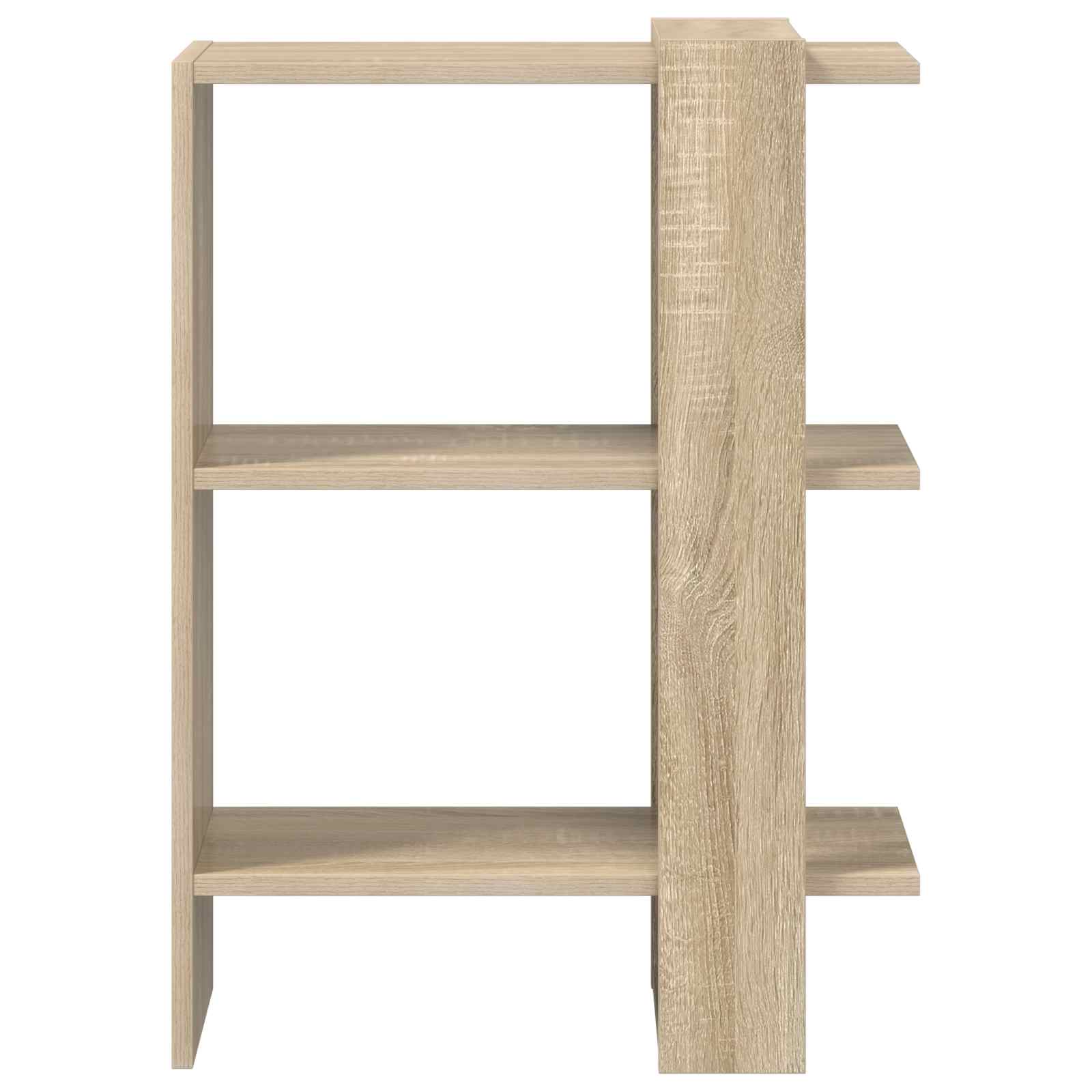 Boekenkast Sonoma Eiken 52 x 25 x 71,5 cm Bewerkt hout is nu te koop bij PeponiXL, paradijselijk wonen!