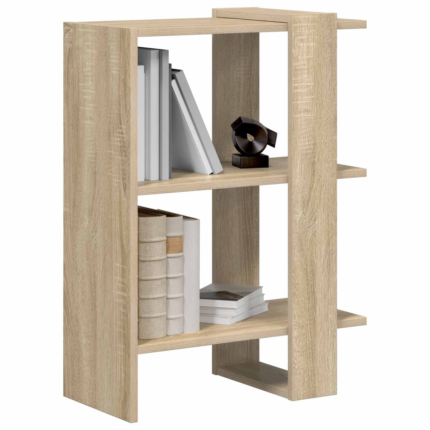Boekenkast Sonoma Eiken 52 x 25 x 71,5 cm Bewerkt hout is nu te koop bij PeponiXL, paradijselijk wonen!