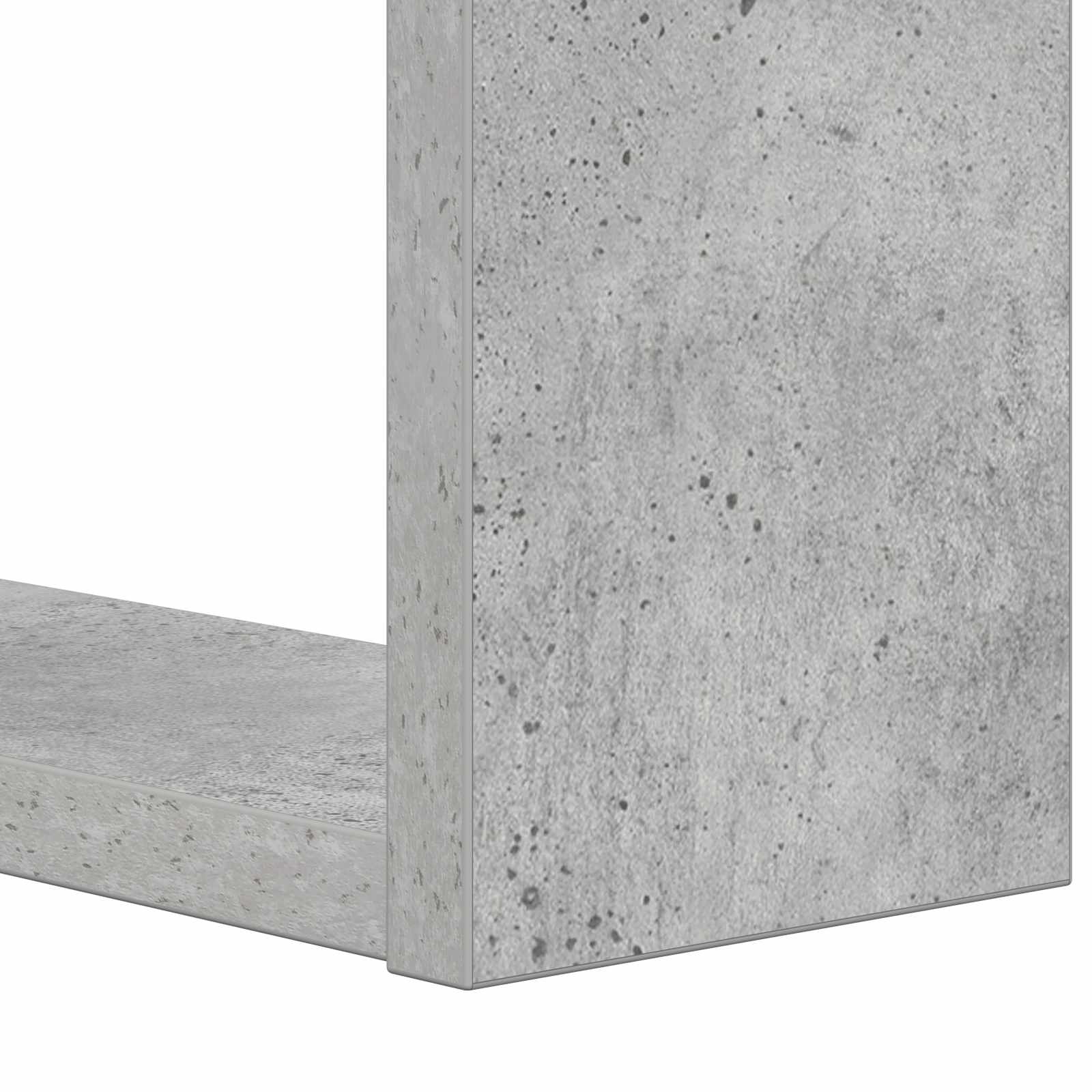 Boekenkast Beton Grijs 52 x 25 x 71,5 cm Bewerkt hout is nu te koop bij PeponiXL, paradijselijk wonen!
