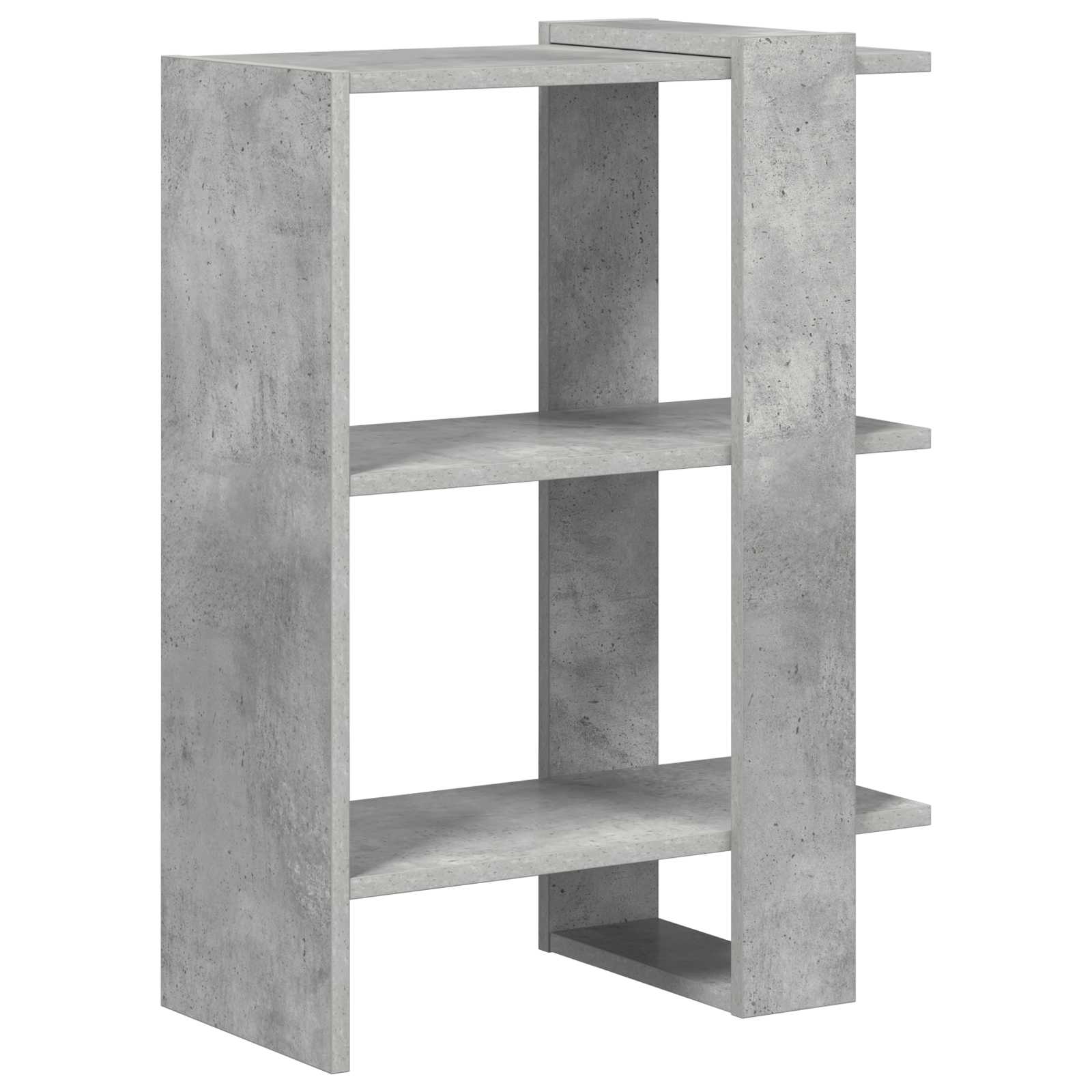 Boekenkast Beton Grijs 52 x 25 x 71,5 cm Bewerkt hout is nu te koop bij PeponiXL, paradijselijk wonen!