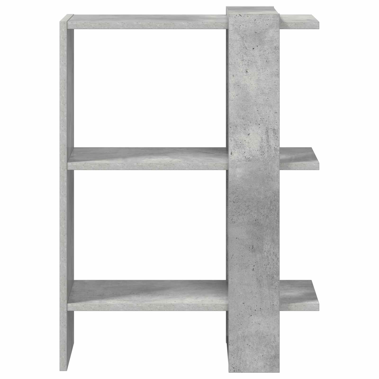 Boekenkast Beton Grijs 52 x 25 x 71,5 cm Bewerkt hout is nu te koop bij PeponiXL, paradijselijk wonen!