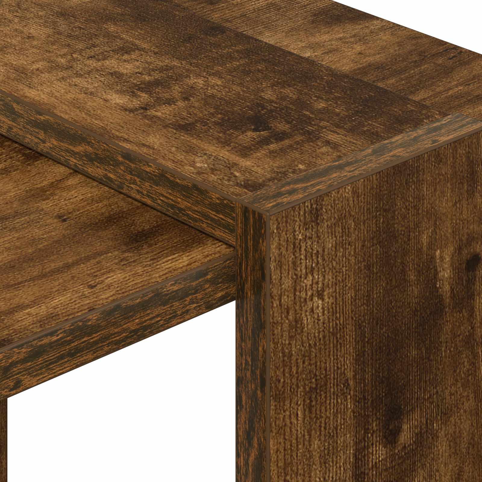 Boekenkast Gerookt eiken 52 x 25 x 71,5 cm Bewerkt hout is nu te koop bij PeponiXL, paradijselijk wonen!