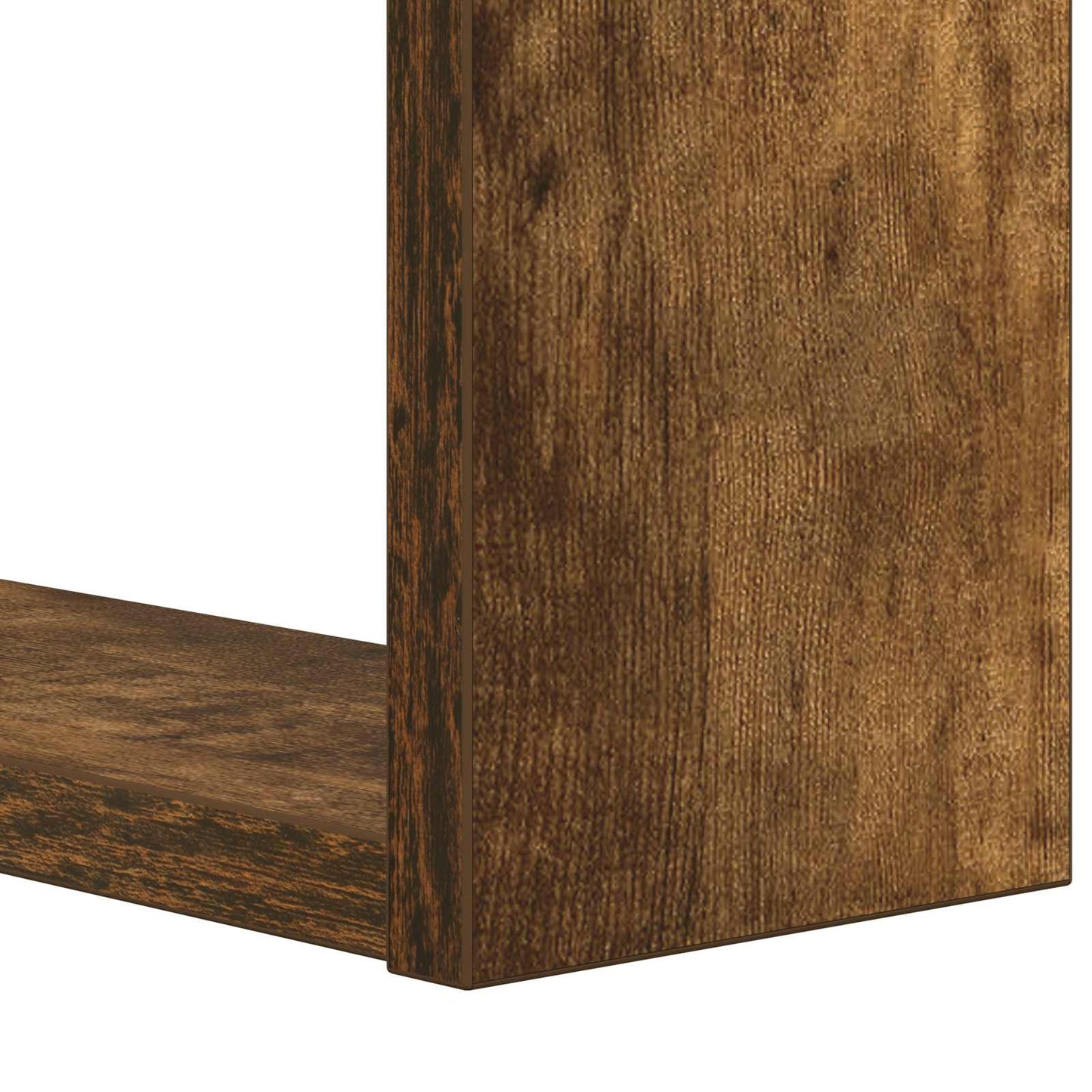 Boekenkast Gerookt eiken 52 x 25 x 71,5 cm Bewerkt hout is nu te koop bij PeponiXL, paradijselijk wonen!