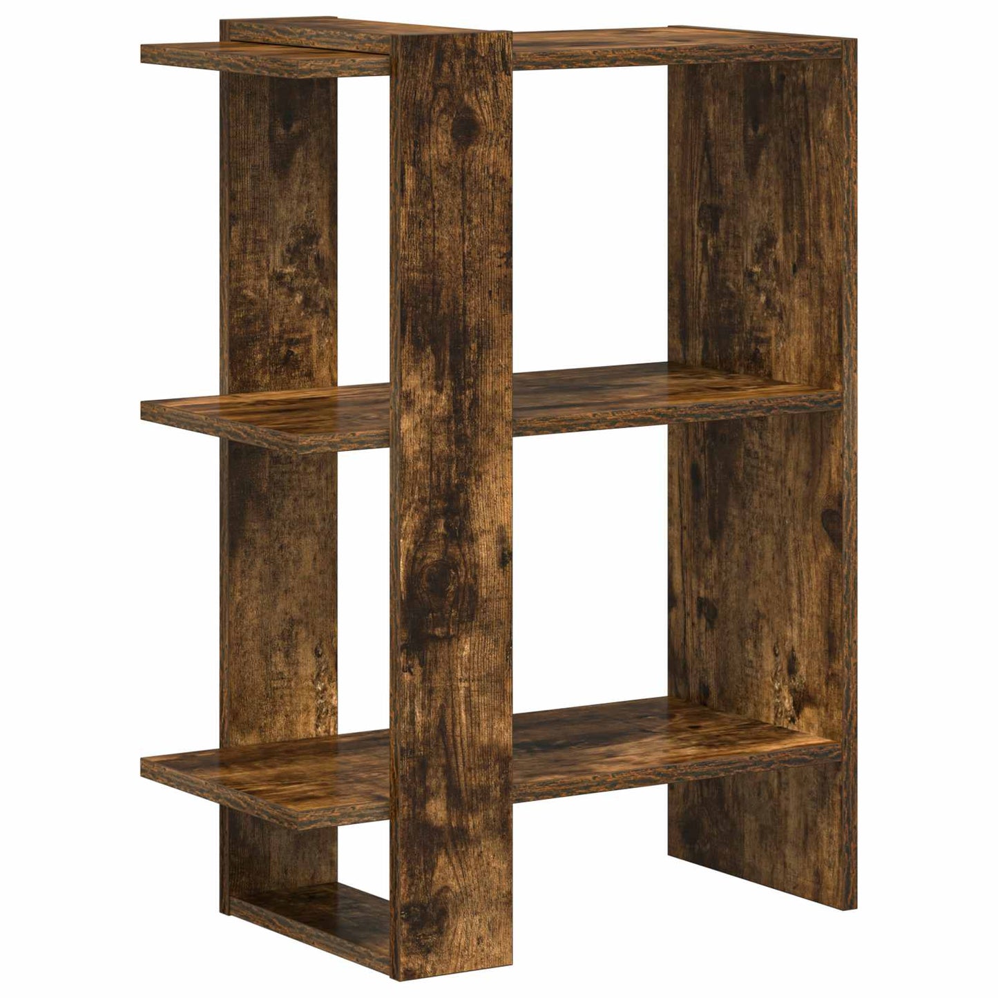 Boekenkast Gerookt eiken 52 x 25 x 71,5 cm Bewerkt hout is nu te koop bij PeponiXL, paradijselijk wonen!