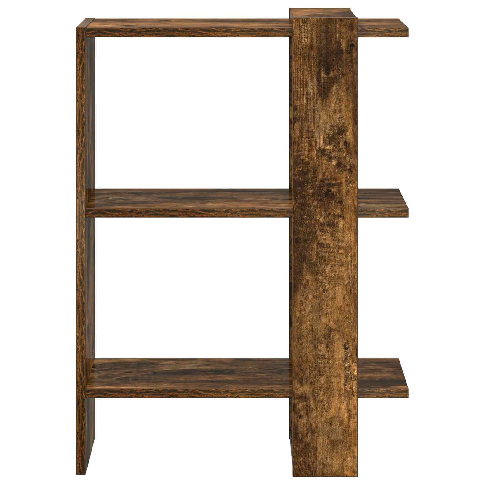 Boekenkast Gerookt eiken 52 x 25 x 71,5 cm Bewerkt hout is nu te koop bij PeponiXL, paradijselijk wonen!