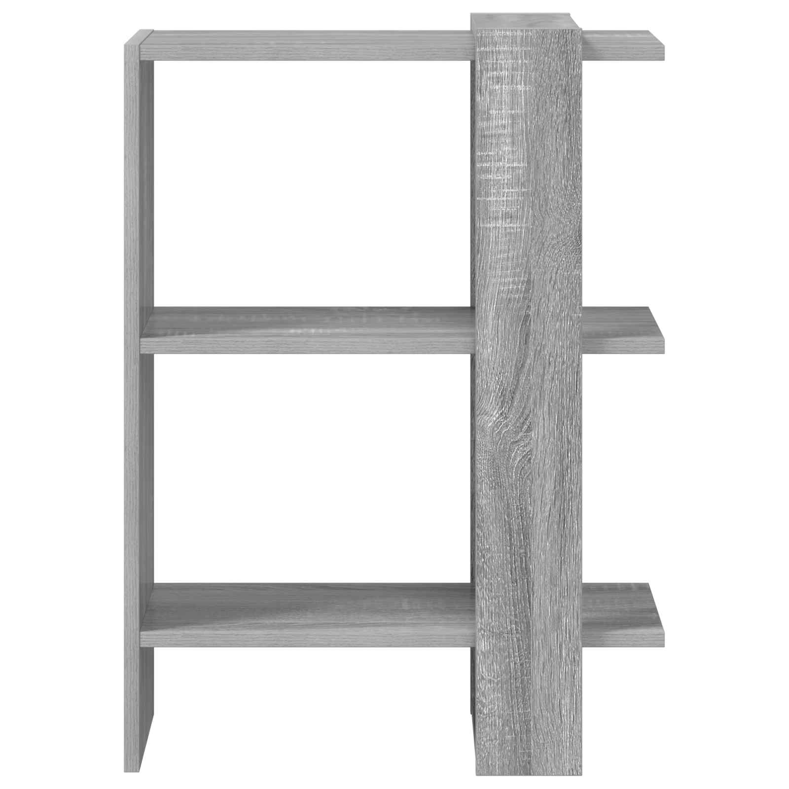 Boekenkast Grijs Sonoma 52 x 25 x 71,5 cm Bewerkt hout is nu te koop bij PeponiXL, paradijselijk wonen!