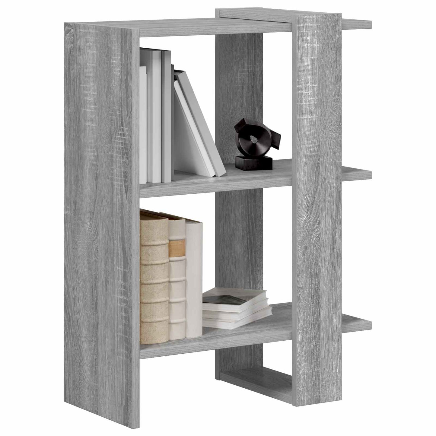 Boekenkast Grijs Sonoma 52 x 25 x 71,5 cm Bewerkt hout is nu te koop bij PeponiXL, paradijselijk wonen!