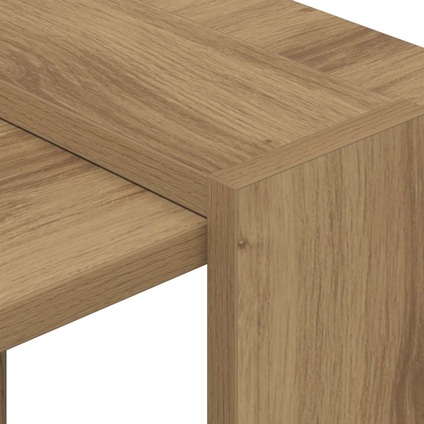 Boekenkast Artisan Eiken 52 x 25 x 71,5 cm Bewerkt hout is nu te koop bij PeponiXL, paradijselijk wonen!