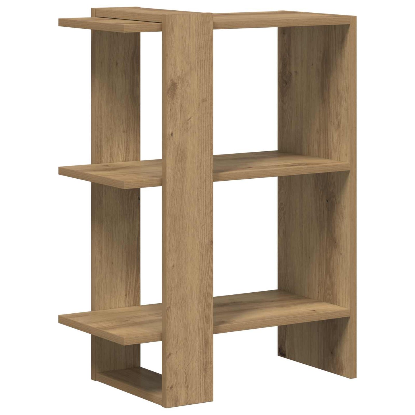Boekenkast Artisan Eiken 52 x 25 x 71,5 cm Bewerkt hout is nu te koop bij PeponiXL, paradijselijk wonen!