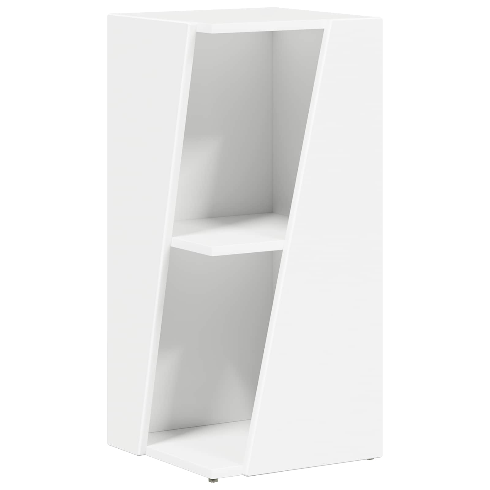 Zijplank Wit 33 x 32 x 70,5 cm Bewerkt hout is nu te koop bij PeponiXL, paradijselijk wonen!