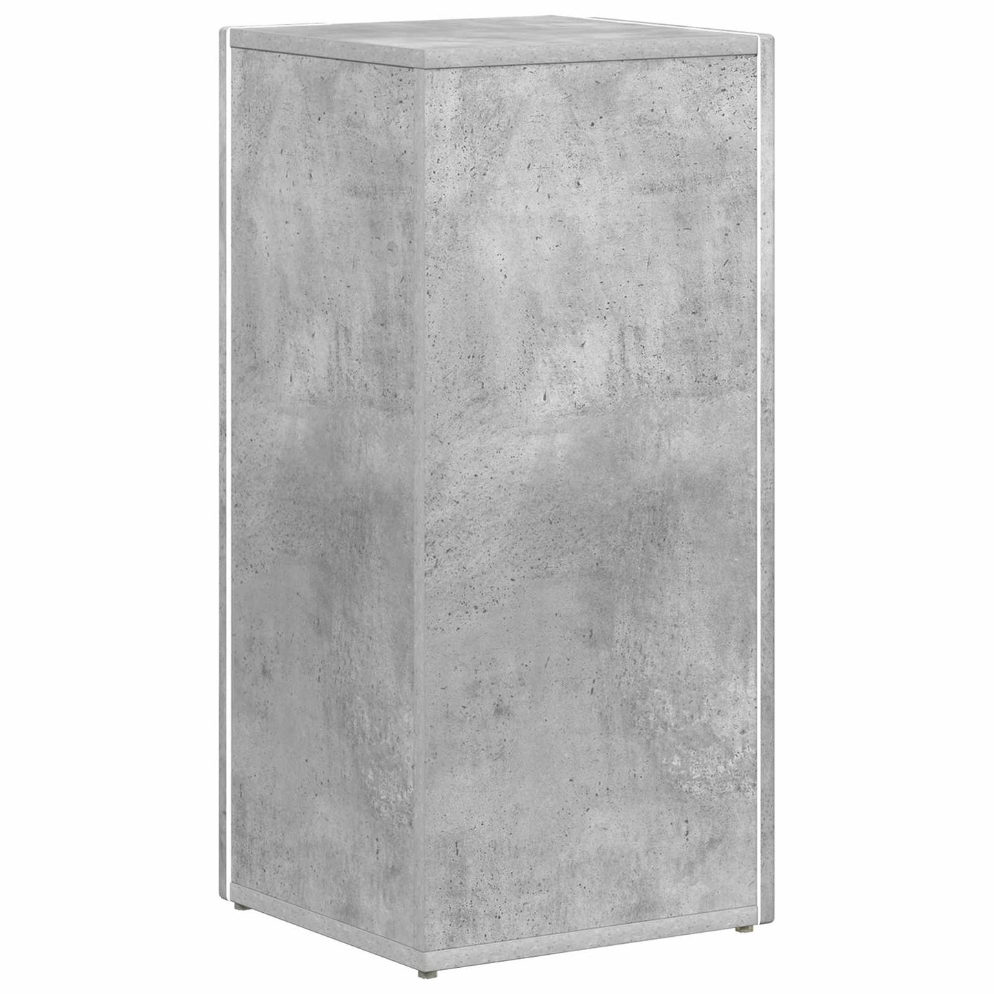 Zijplank Beton Grijs 33 x 32 x 70,5 cm Bewerkt hout is nu te koop bij PeponiXL, paradijselijk wonen!