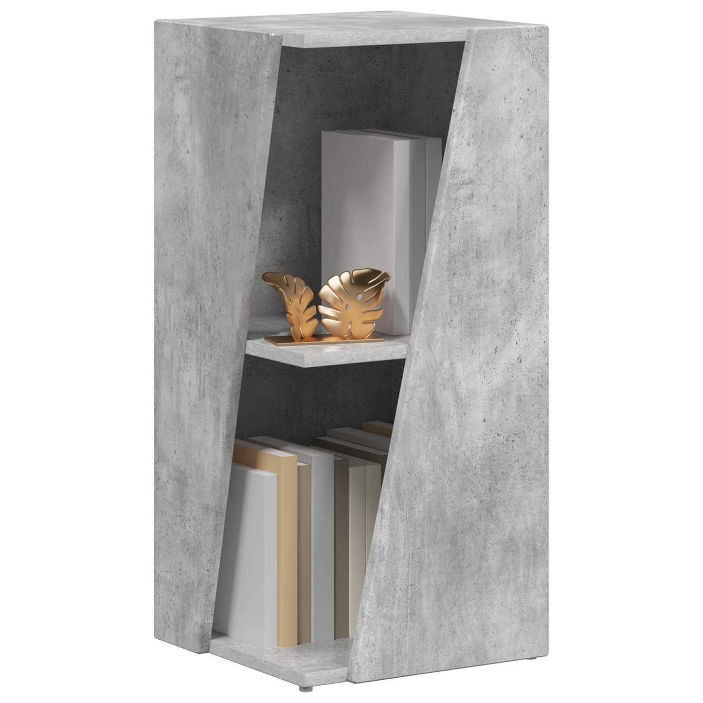 Zijplank Beton Grijs 33 x 32 x 70,5 cm Bewerkt hout is nu te koop bij PeponiXL, paradijselijk wonen!