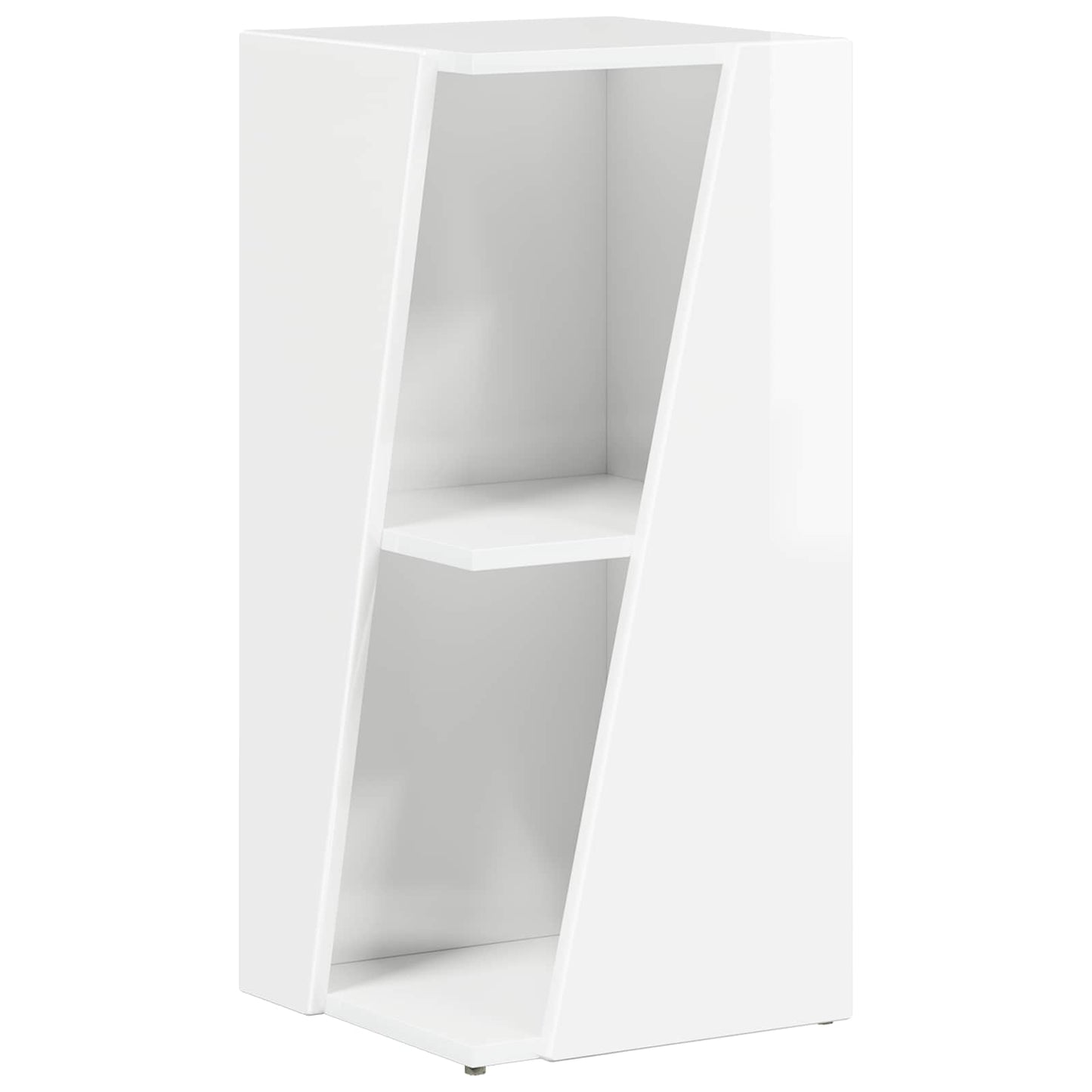 Zijplank Hoogglans wit 33 x 32 x 70,5 cm Bewerkt hout is nu te koop bij PeponiXL, paradijselijk wonen!