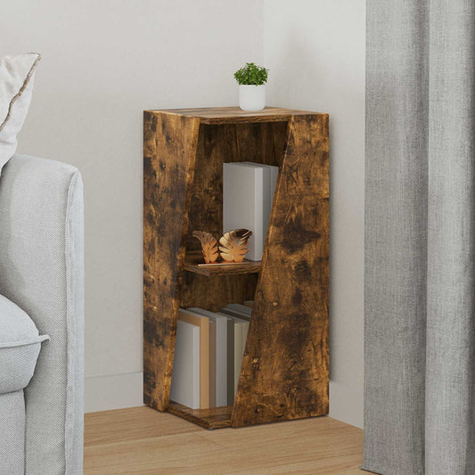 Zijplank Gerookt eiken 33 x 32 x 70,5 cm Bewerkt hout is nu te koop bij PeponiXL, paradijselijk wonen!