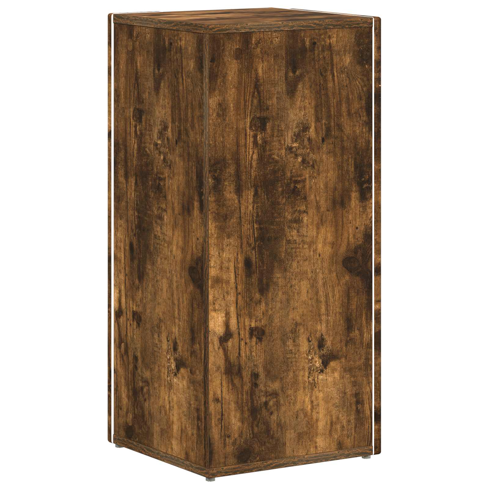 Zijplank Gerookt eiken 33 x 32 x 70,5 cm Bewerkt hout is nu te koop bij PeponiXL, paradijselijk wonen!