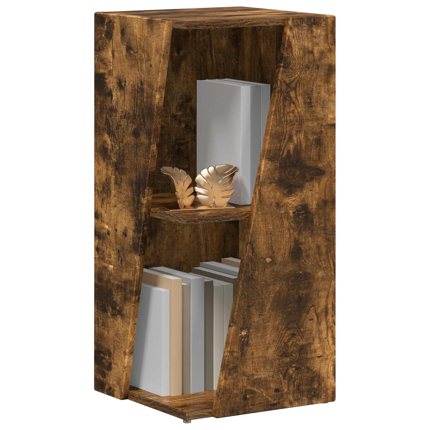 Zijplank Gerookt eiken 33 x 32 x 70,5 cm Bewerkt hout is nu te koop bij PeponiXL, paradijselijk wonen!