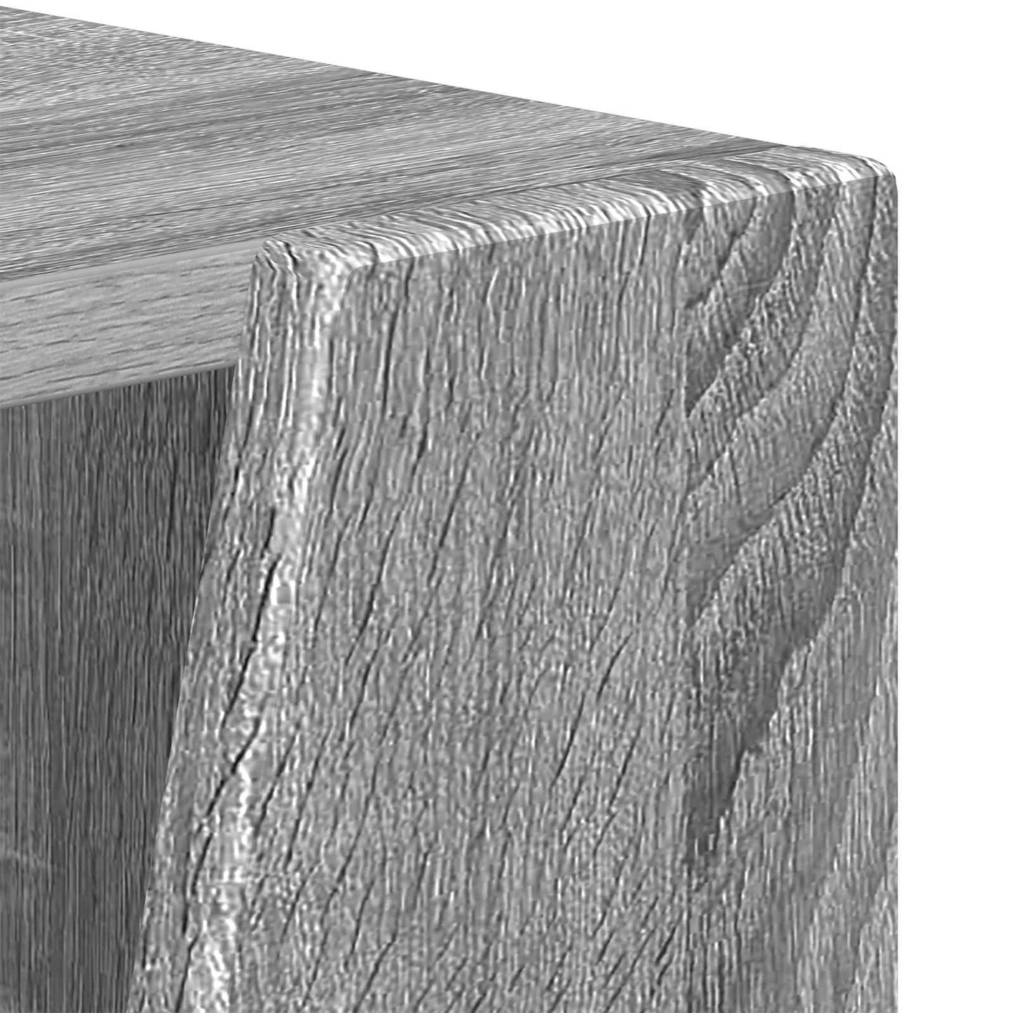 Zijplank Grijs Sonoma 33 x 32 x 70,5 cm Bewerkt hout is nu te koop bij PeponiXL, paradijselijk wonen!