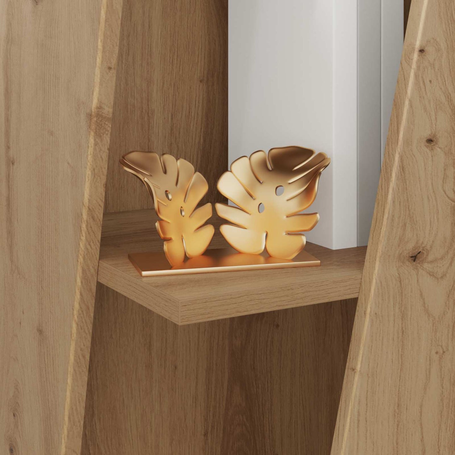 Zijplank Artisan Eiken 33 x 32 x 70,5 cm Bewerkt hout is nu te koop bij PeponiXL, paradijselijk wonen!
