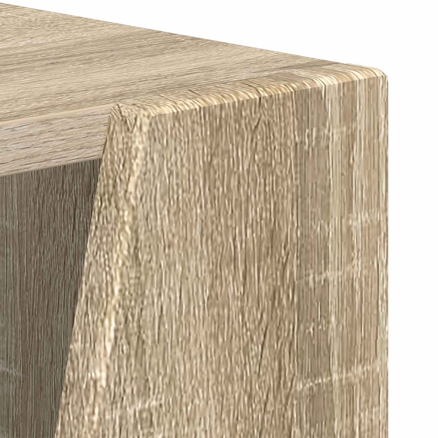 Zijplank Sonoma Eiken 33 x 32 x 100,5 cm Bewerkt hout is nu te koop bij PeponiXL, paradijselijk wonen!