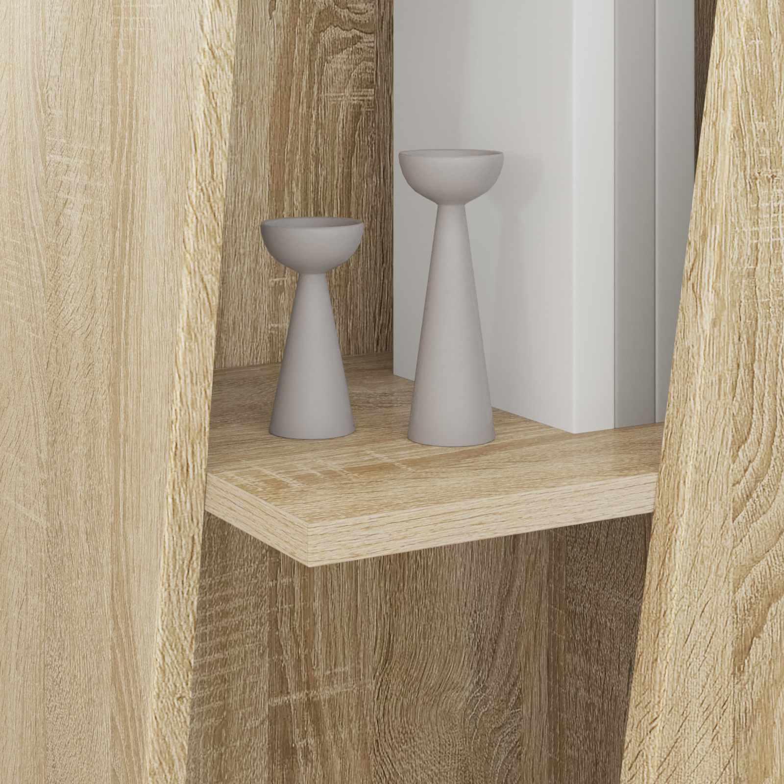 Zijplank Sonoma Eiken 33 x 32 x 100,5 cm Bewerkt hout is nu te koop bij PeponiXL, paradijselijk wonen!