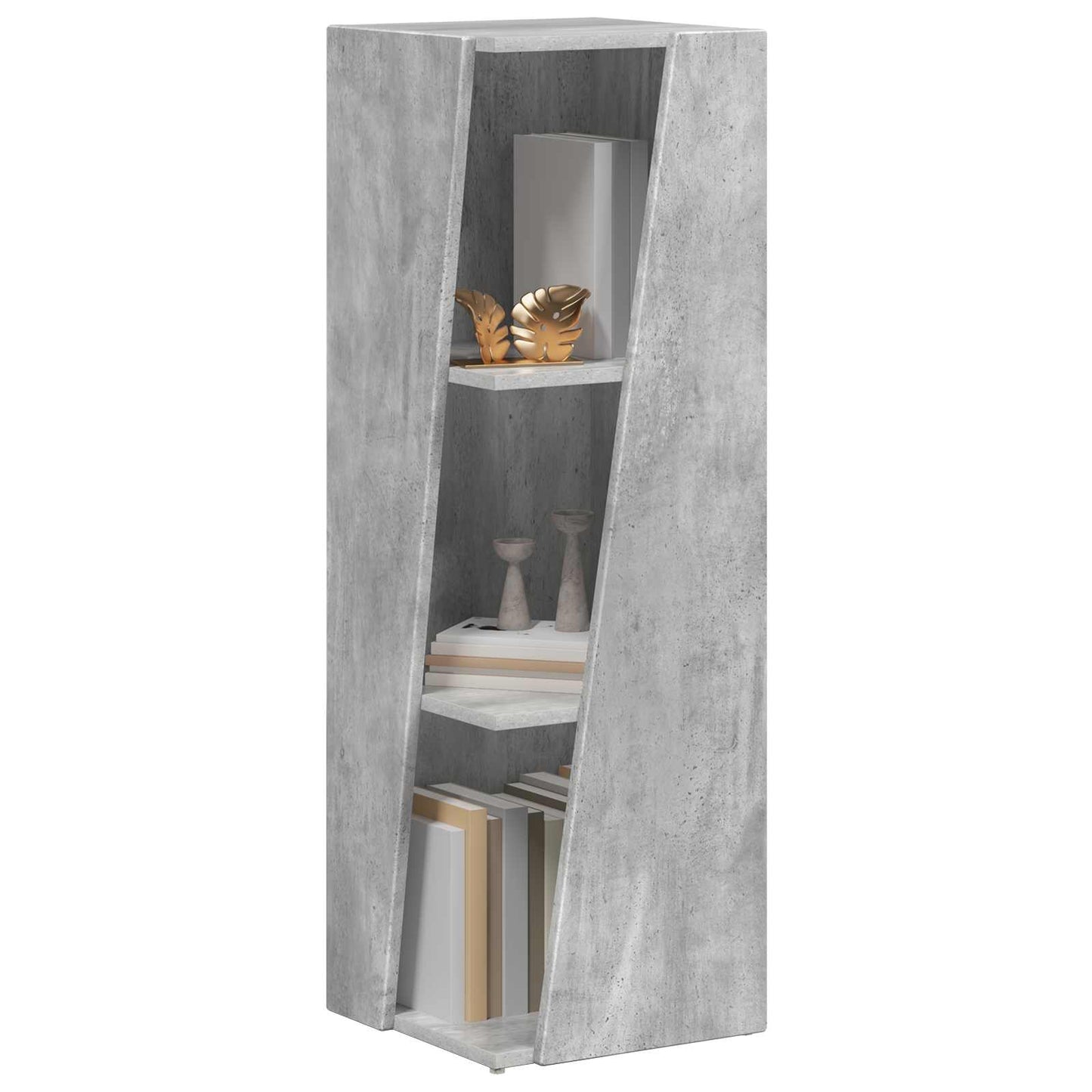 Zijplank Beton Grijs 33 x 32 x 100,5 cm Bewerkt hout is nu te koop bij PeponiXL, paradijselijk wonen!
