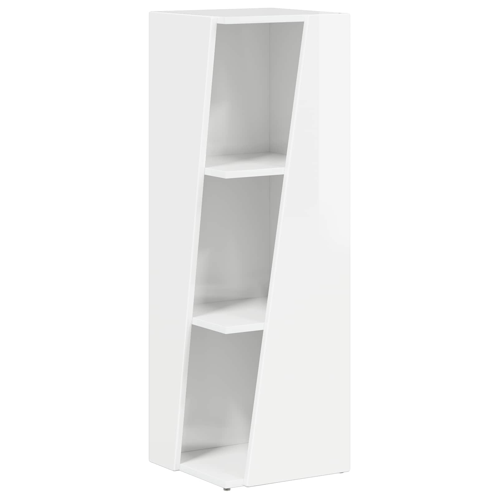 Zijplank Hoogglans wit 33 x 32 x 100,5 cm Bewerkt hout is nu te koop bij PeponiXL, paradijselijk wonen!