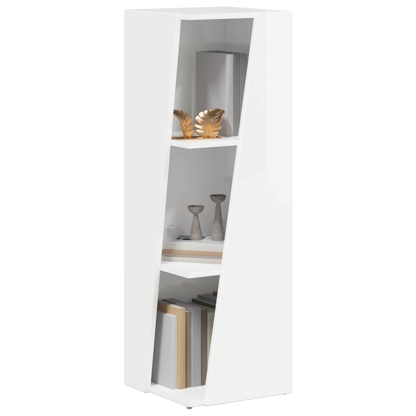 Zijplank Hoogglans wit 33 x 32 x 100,5 cm Bewerkt hout is nu te koop bij PeponiXL, paradijselijk wonen!