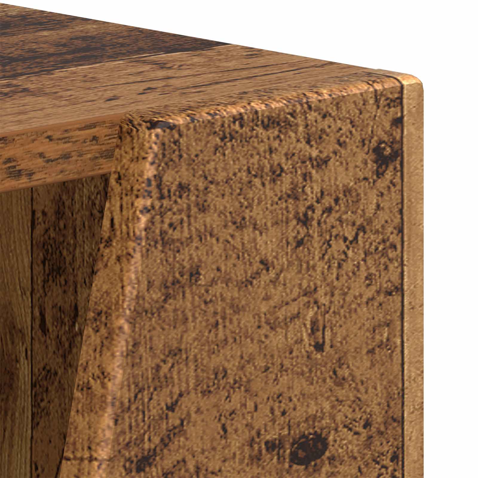 Zijplank Oudhout 33 x 32 x 100,5 cm Bewerkt hout is nu te koop bij PeponiXL, paradijselijk wonen!